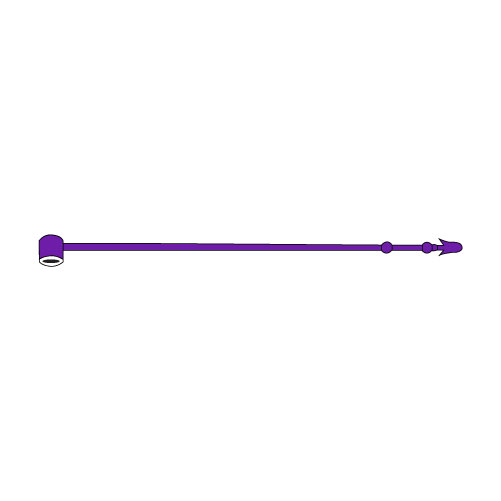 3" Purple Security Loops
