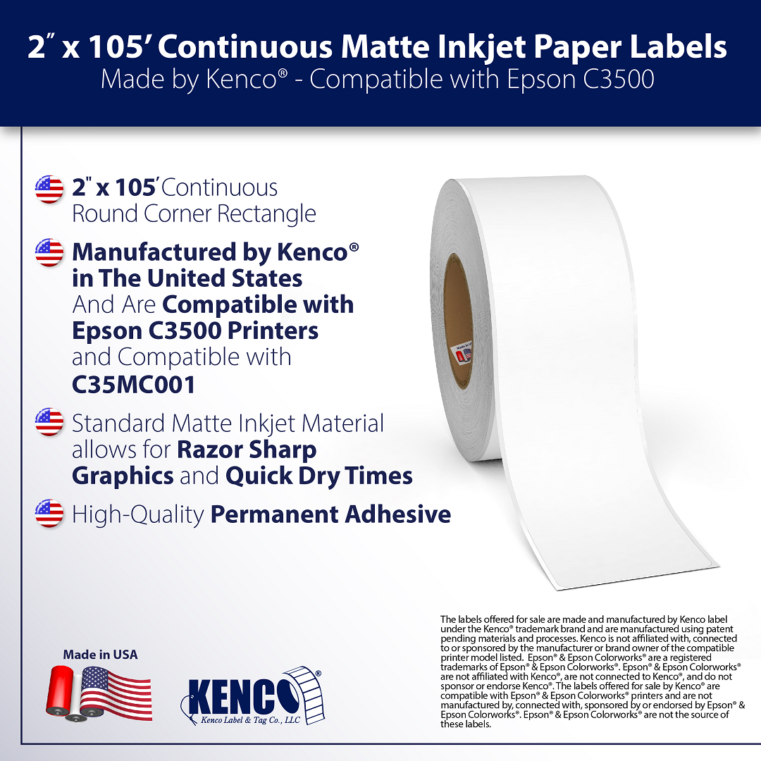 Lbl22 Labels Epson Compatible 2