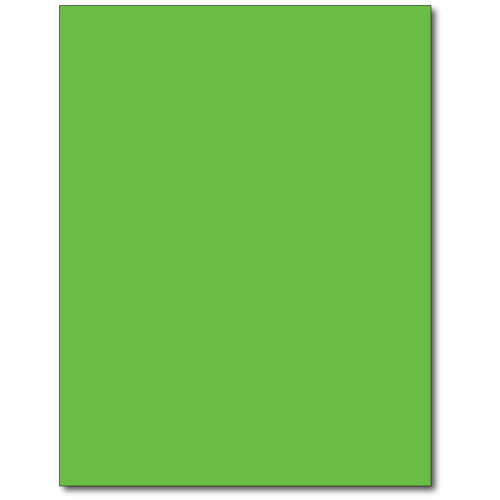 8.5in. X 11in. Laser or Inkjet Label Sheets - Fluorescent Green