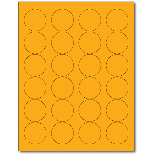 1.67in. Circle Laser and Inkjet Labels Kenco Label & Tag