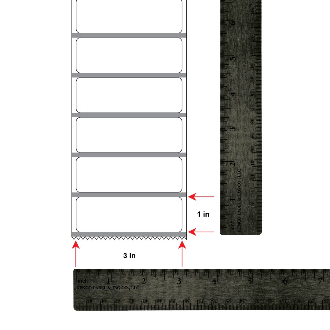 3" x 1" Mobile Printer Labels