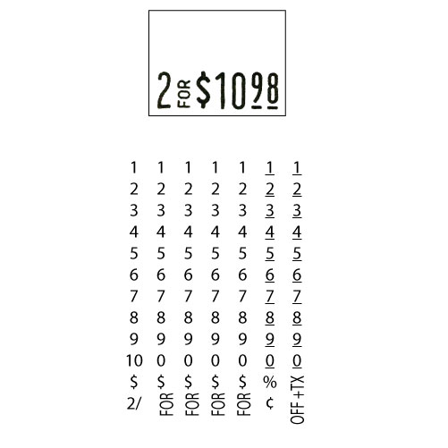 Monarch 115101 Label Price Gun