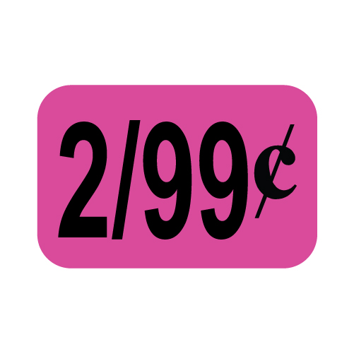 2/99¢ Labels