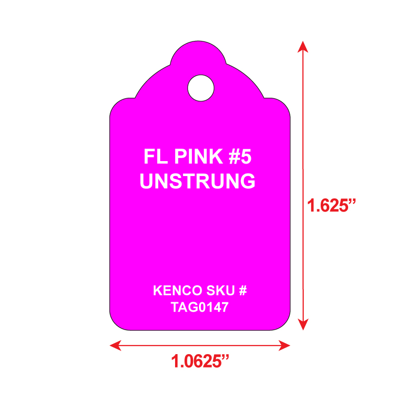 Colored Merchandise Tags (Unstrung) | Kenco Label & Tag