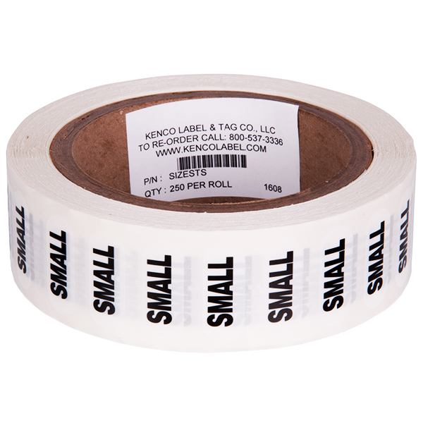 Size Strips | Kenco Label & Tag